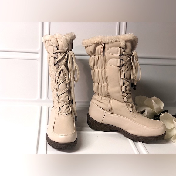 Totes Women's Tracey III Insulated Winter Boots Lace-up- WATERPROOF - Picture 4 of 4